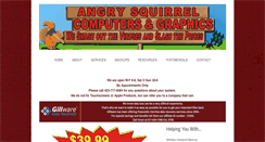 Desktop Screenshot of angrysquirrelcg.com